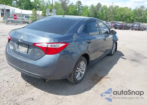 2014 Toyota Corolla Le Premium from USA, damaged, VIN 2T1BURHE9EC093373